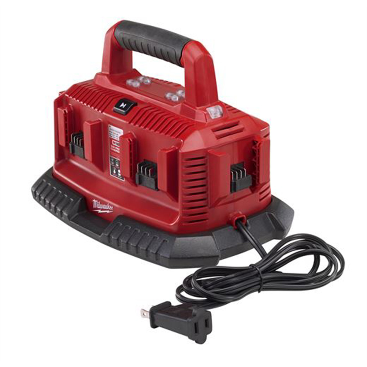 Milwaukee 48-59-1806 M18 Six Pack Sequential Battery Charger, Compact