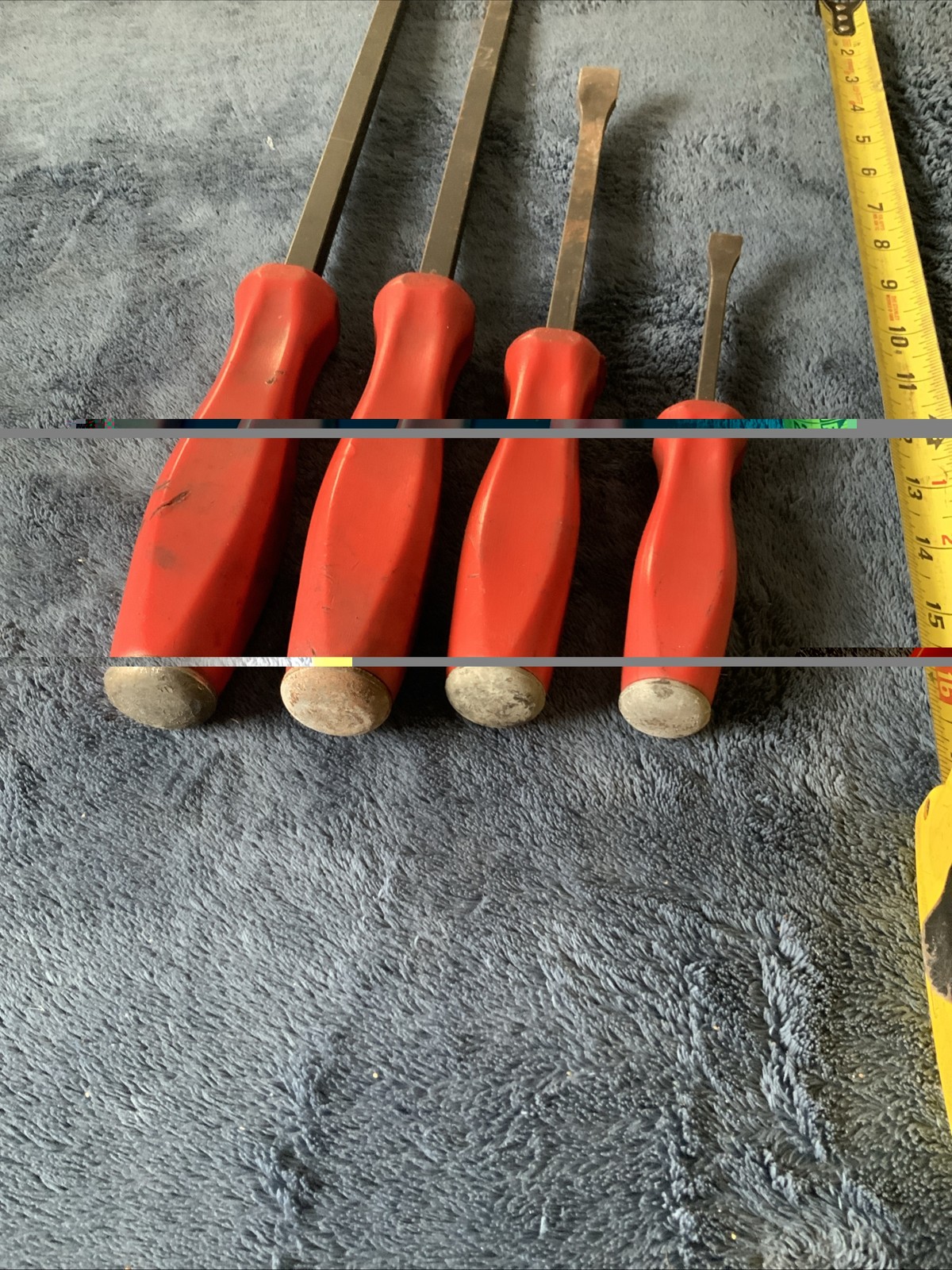 Snap On 4pc Striking Bar Set…red…old School……