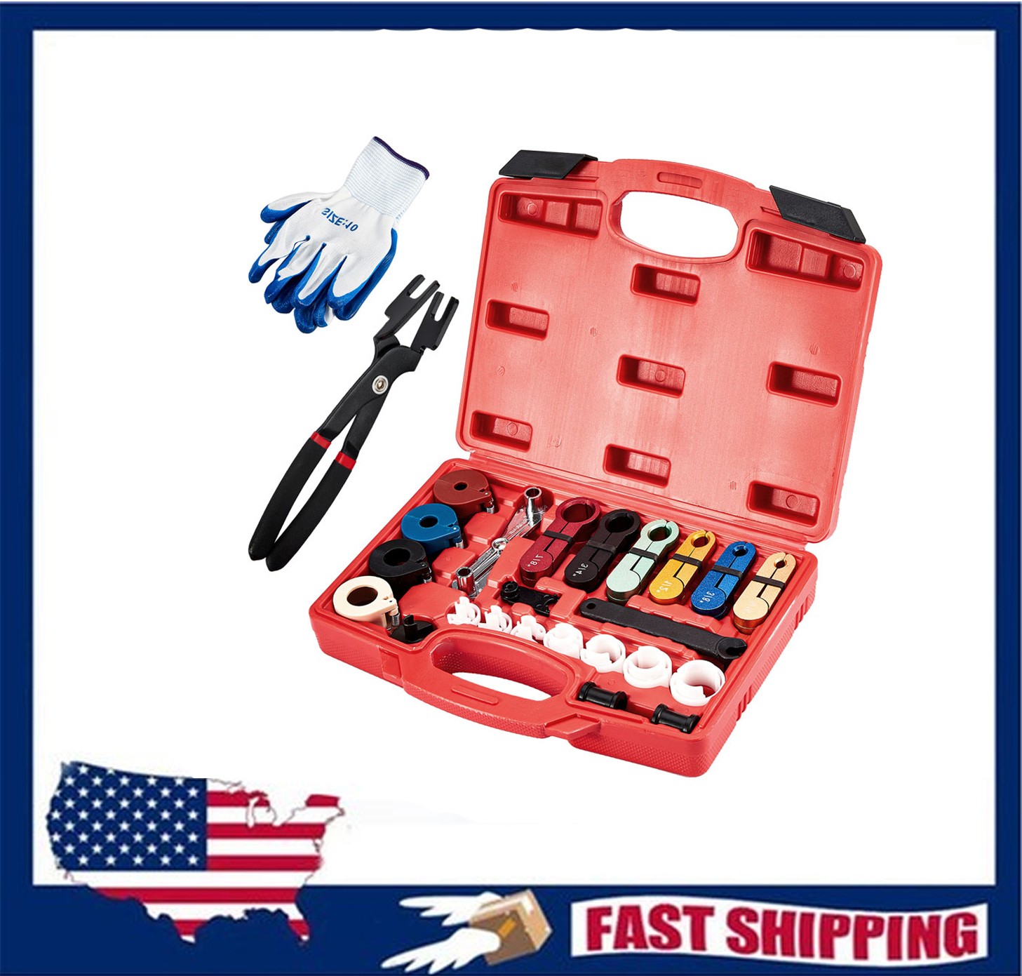 Fuel Line Disconnect Tool Set 22pcs Master Quick Disconnect Tool Kit for Auto