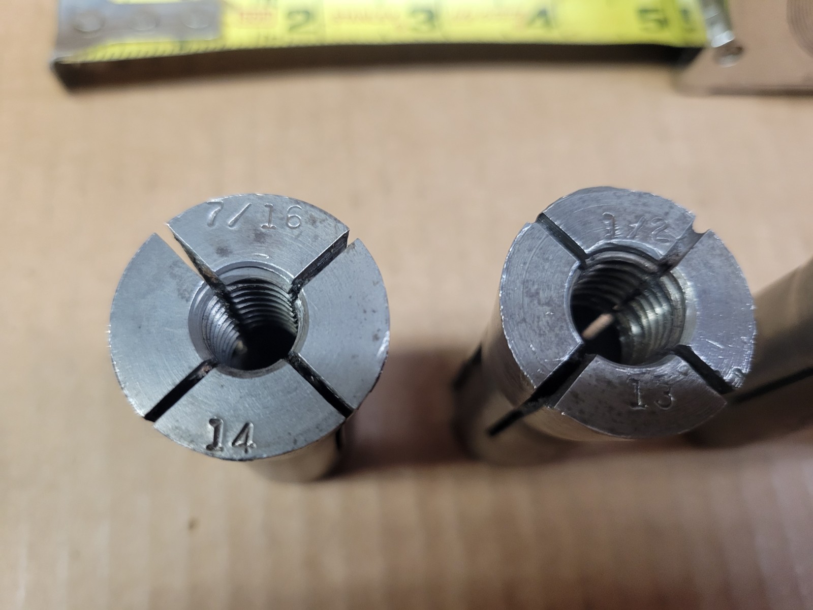 Snap-On USA 5-Piece Stud Remover Collet Lot