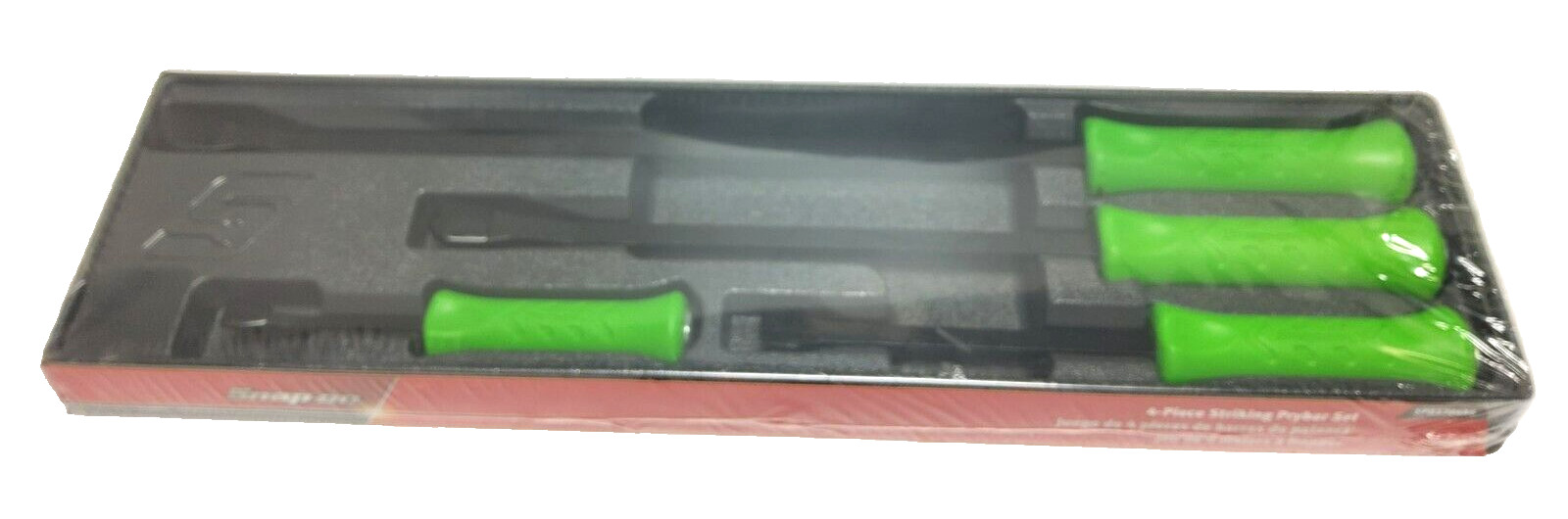New Snap-on™ Green 8″ 12″ 18″ 24″ Long STRIKing Prybar SET SPBS704AG