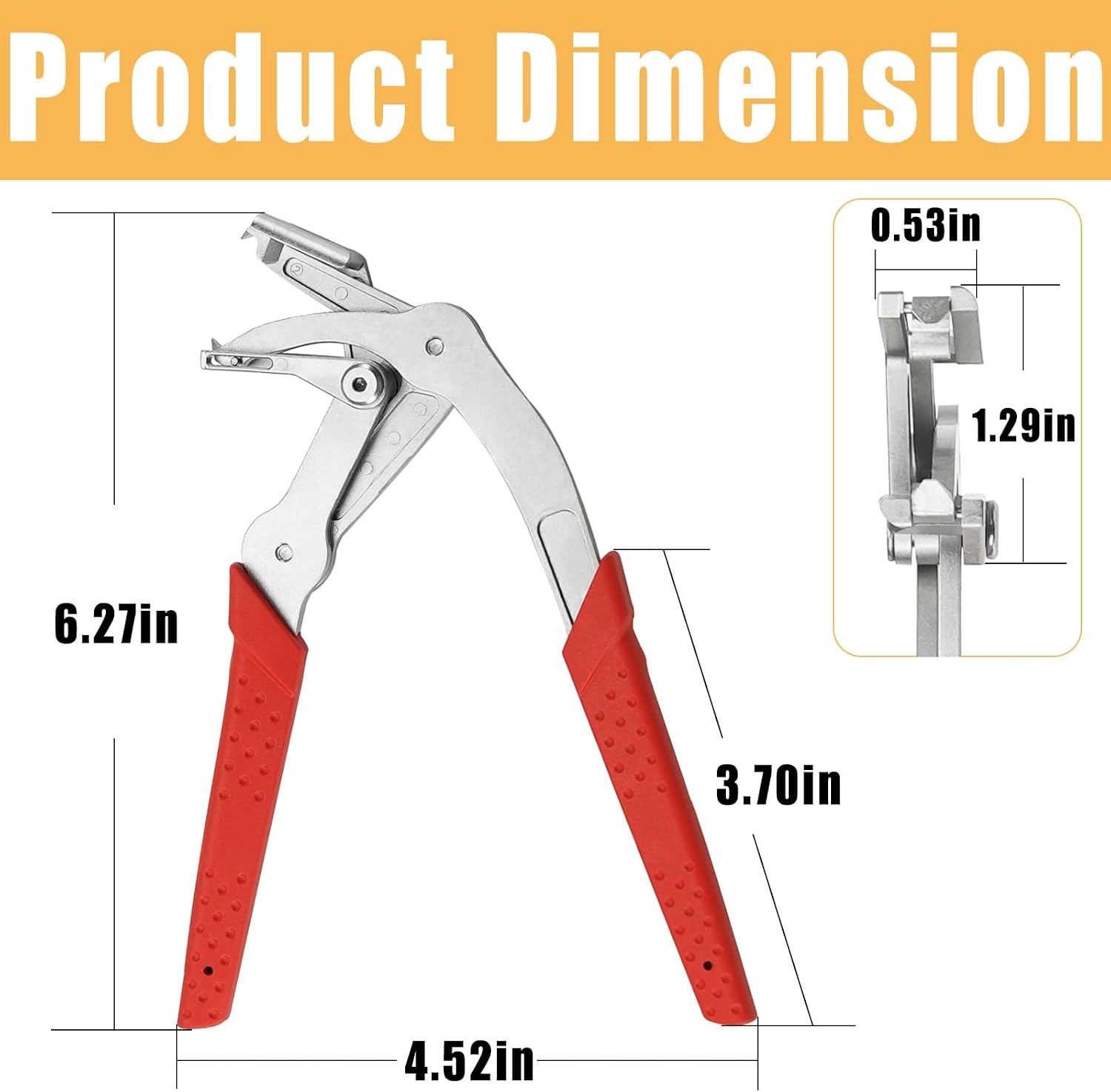 Car Clip Pliers and Trim Removal Tool Heavy Duty Spring-Loaded Car Fasteners