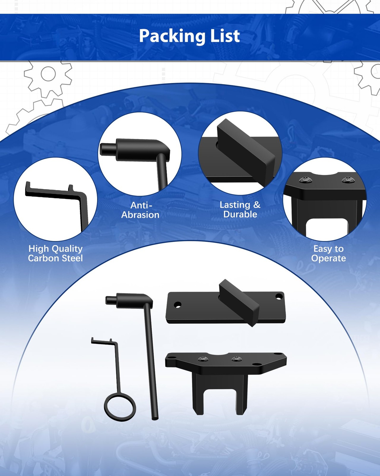 Timing Belt Tool Kit 4 Pieces for 1.2 GDI PureTech Engines – Compatible