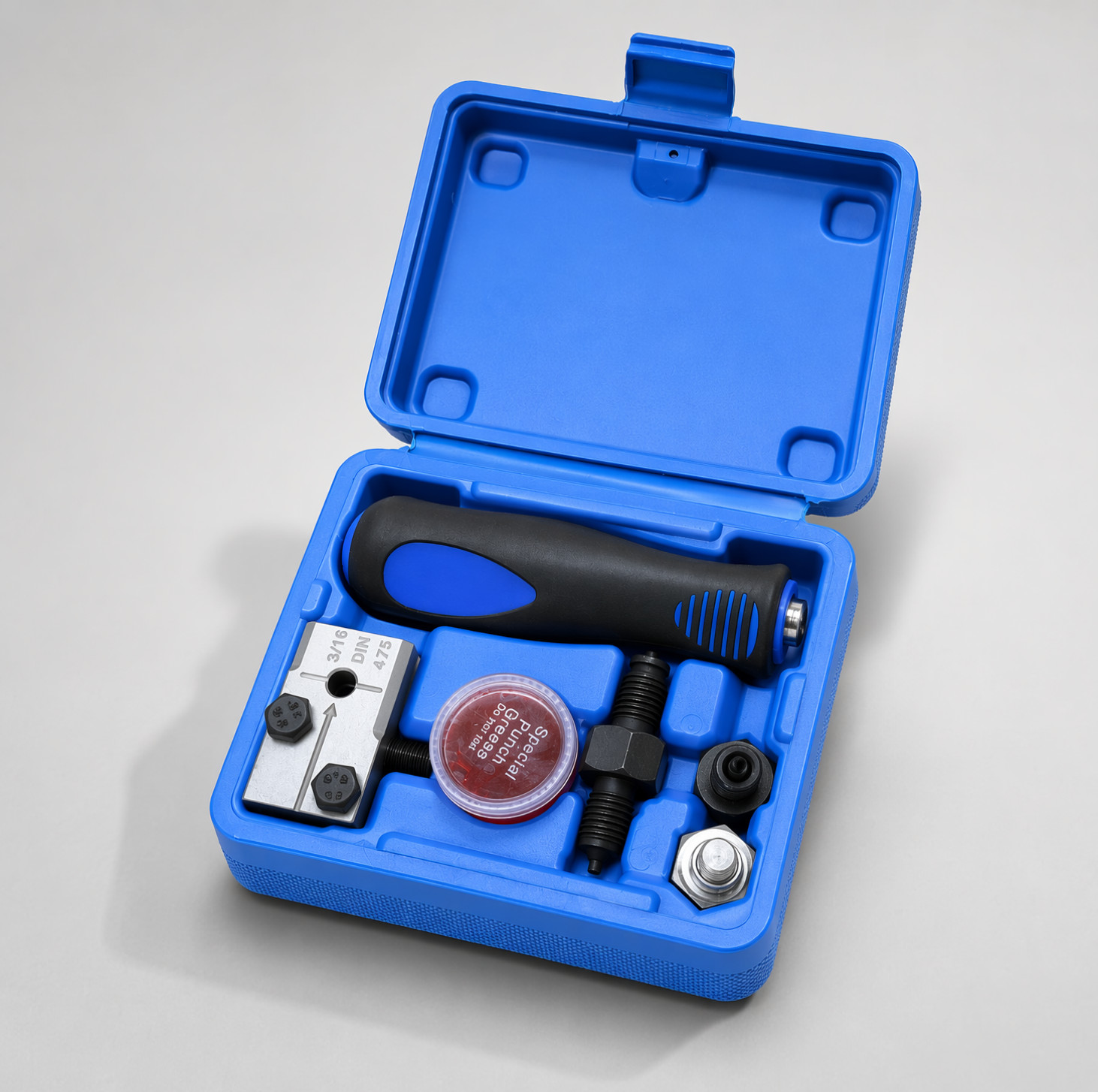 Universal Car Brake Line Flaring Tool Kit 3/16″ Double Flare Heavy Duty Manual