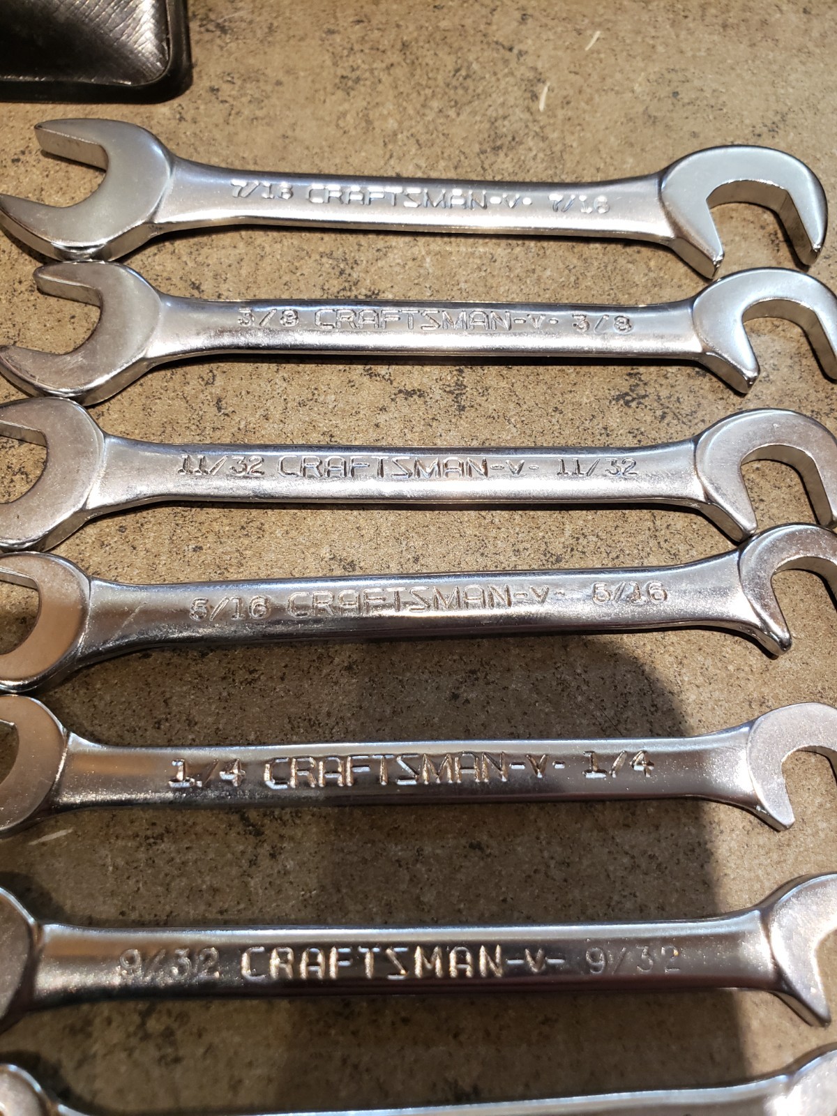 Craftsman USA 8-Piece Open End Ignition Wrench Set with Pouch No 4306