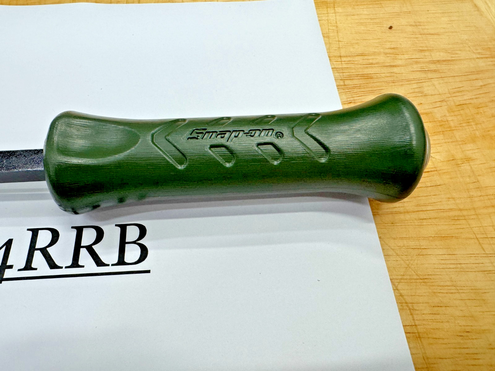 Snap-on Tools USA COMBAT GREEN 12″ Length Steel Striking Pry Bar SPBS12ACG RARE