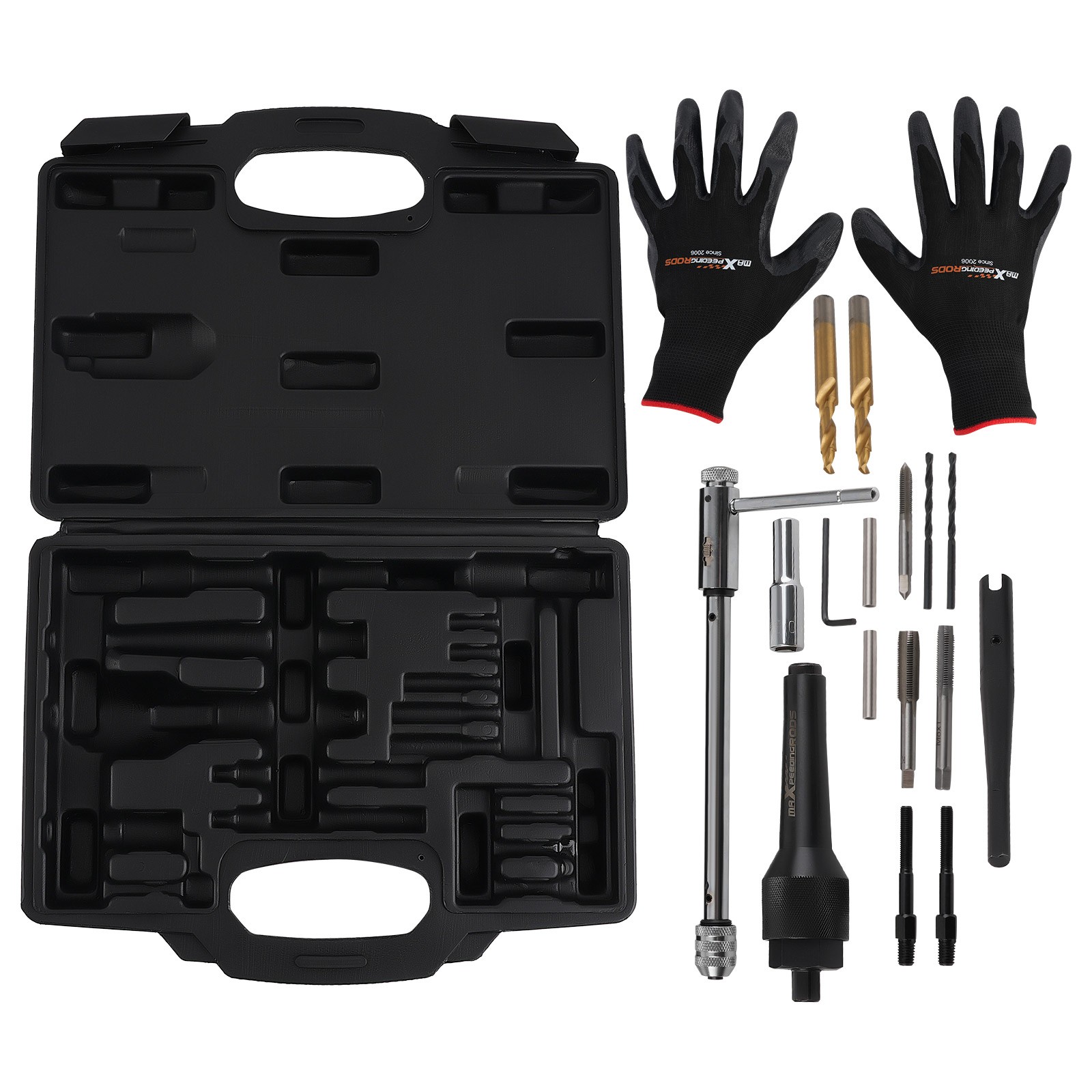 Damaged Glow Plug Removal Remover Tool Kit M8 M10 Drill Holding Adaptor Set