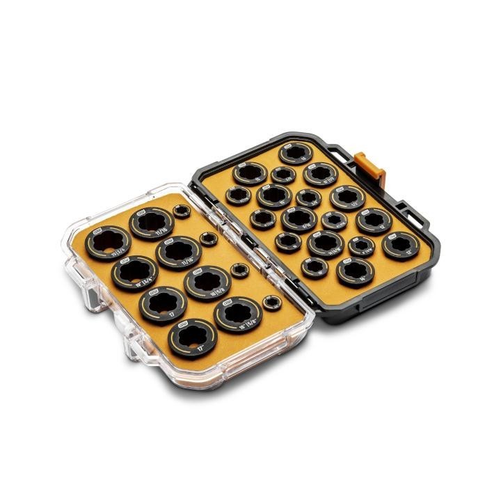 Gearwrench KDT86193 30 Piece Bolt Biter™ SAE/Metric Wrench Insert Set