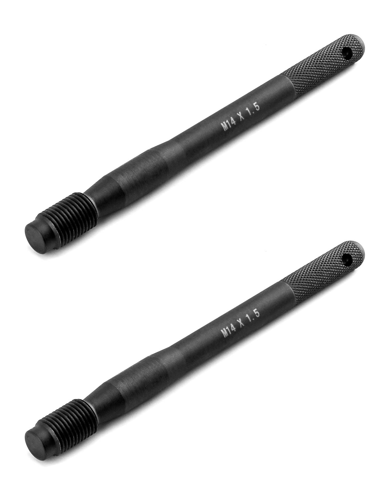 QWORK Wheel Alignment Pin, 2 Pack, M14 x 1.5 Steel M14x1.5, 2 pcs