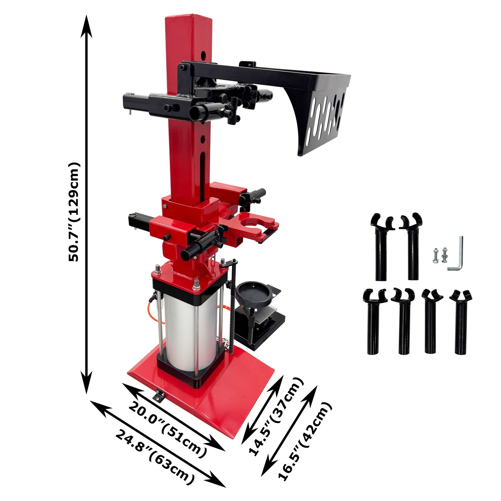 1.7″-2.2″ Pneumatic Automotive Shock Absorber Spring Disassembly Machine