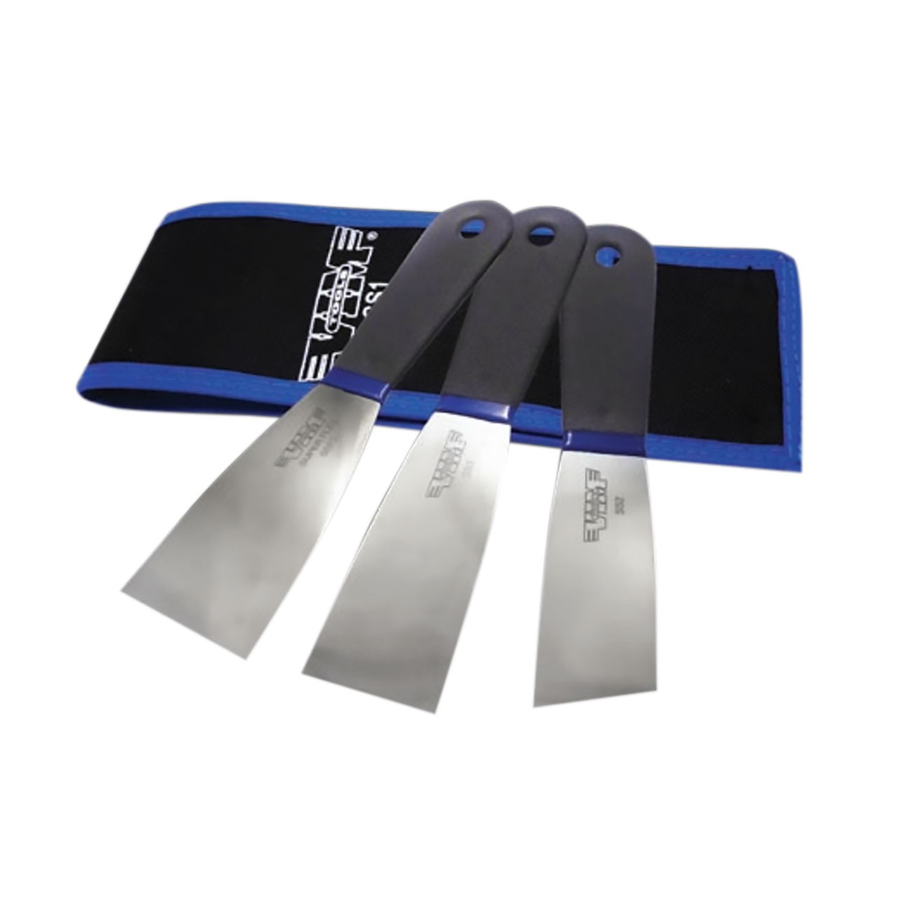 VIM Tools 3 Piece Heavy Duty Dual Bevel Striking Scrapers Set (SSC100)