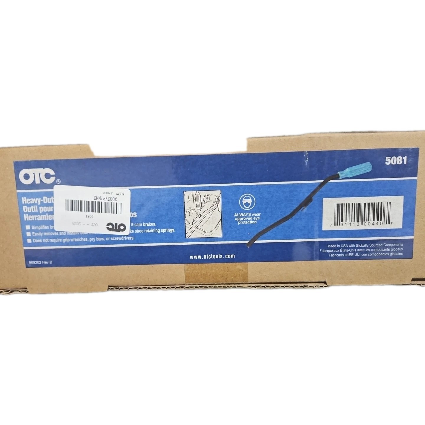OTC 5081 Heavy Brake Spring Remover Tool