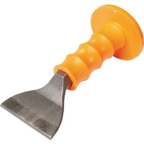 (1-pack) Mayhew Tools 3-1/2 In. x 7 In. Handguarded Brick Chisel Model: 35105