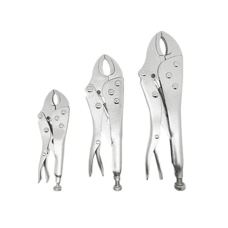 Powerful Locking Pliers 5/7/10″ Curved Jaw Pliers Heavy-duty Pressure Pliers