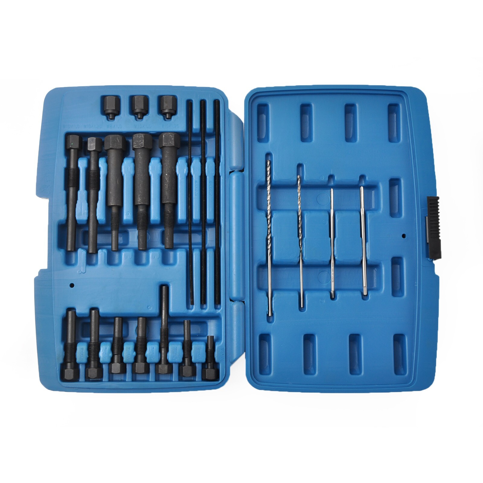 M8/M10x1.0 mm and M10x1.25 mm Glow Plug Electrodes Removal Extracting Plugs Set