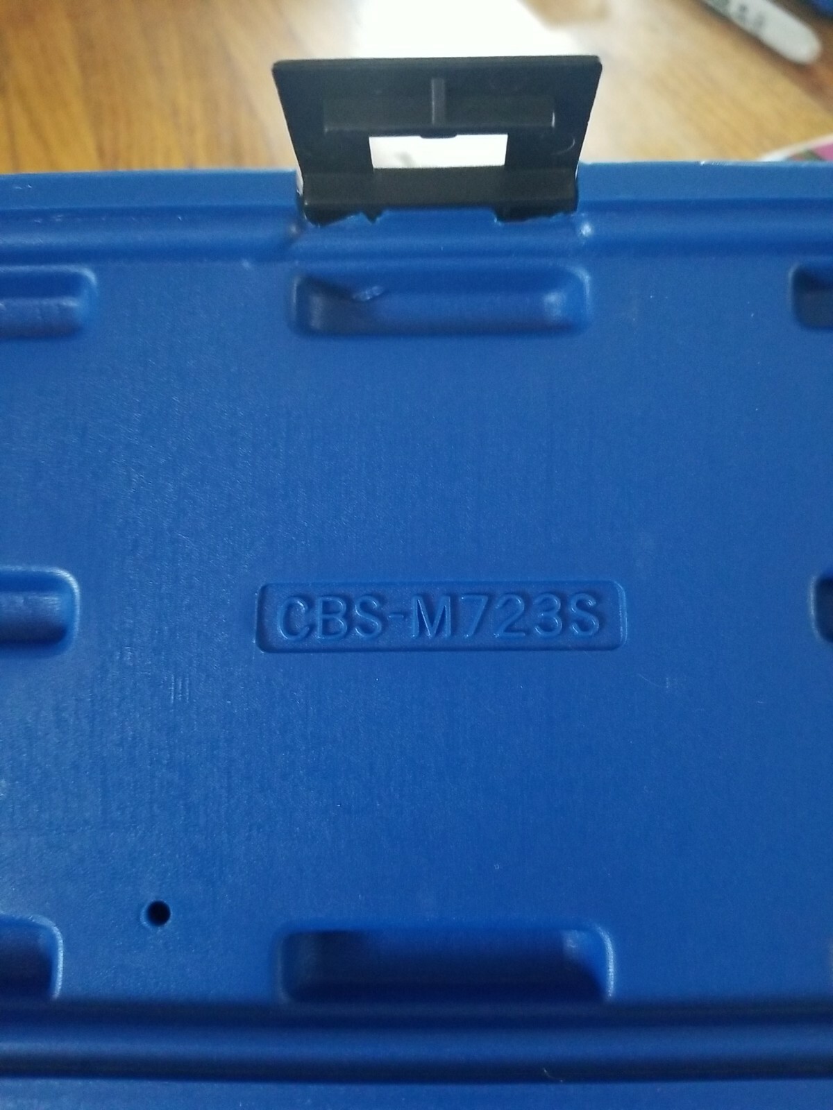 Cornwell tools Short hex bit socket set – EMPTY CASE – cbsm723s