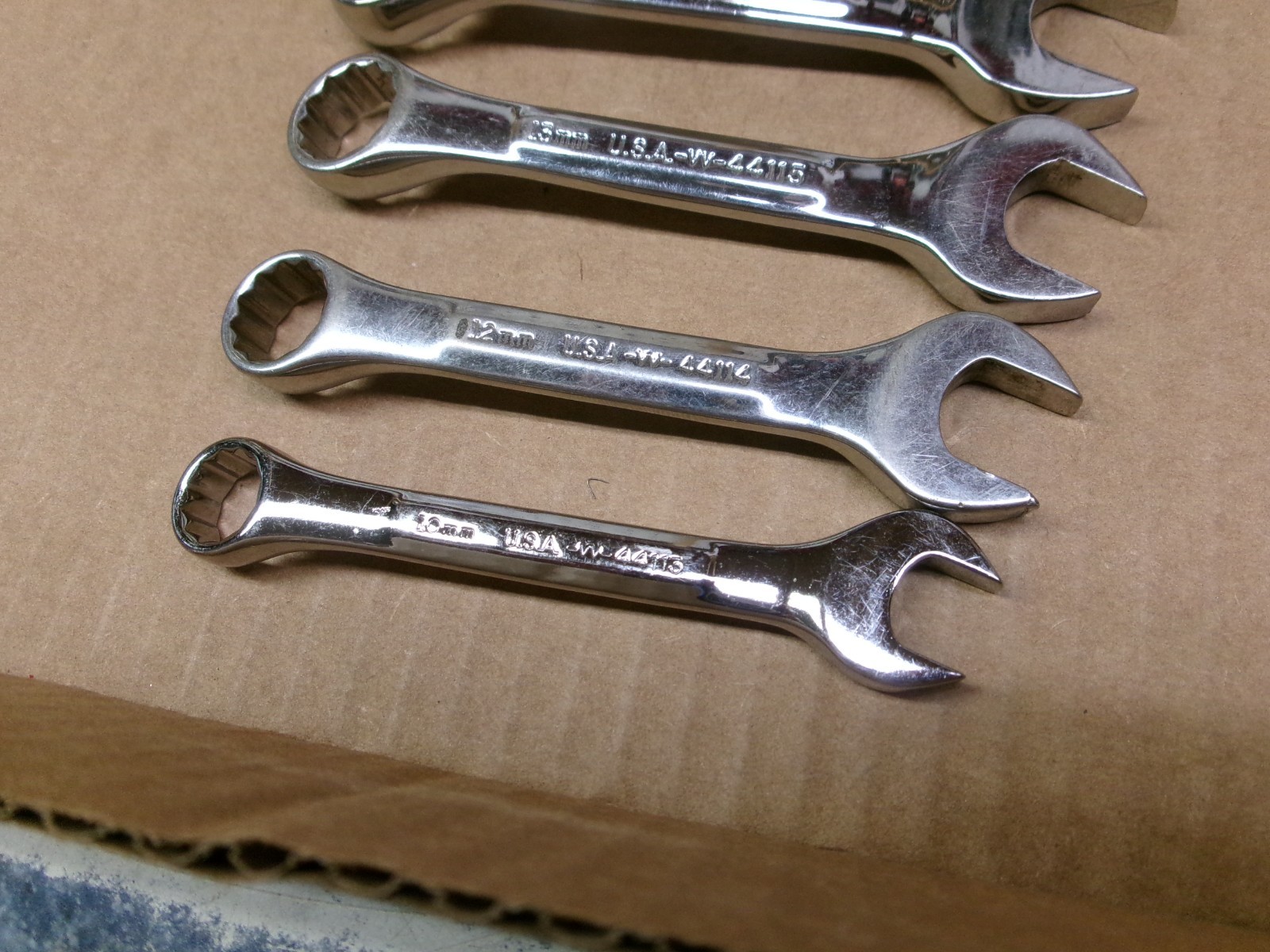 Craftsman Professional 7-Piece Stubby Combination Wrench Set 10-18 MM No 44111