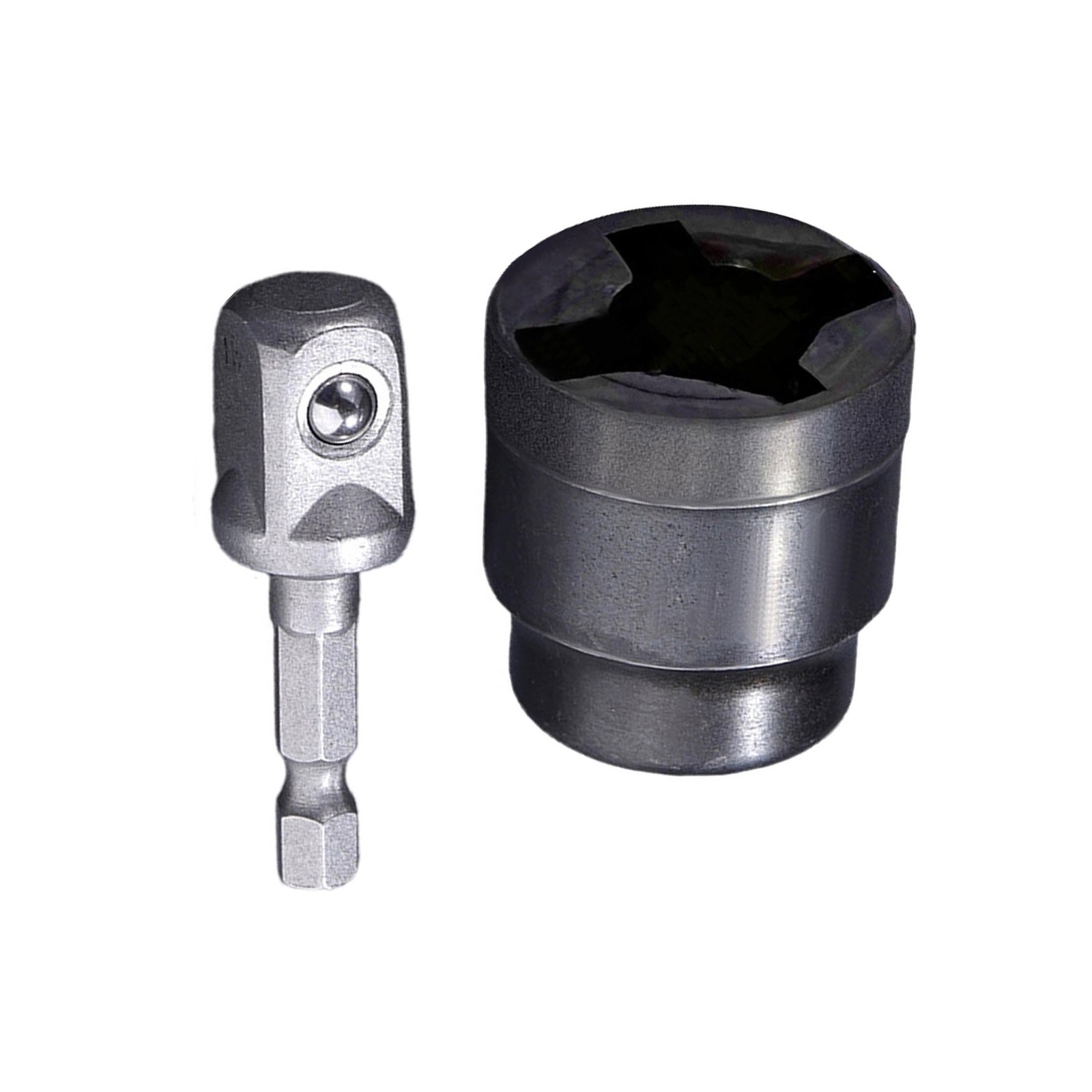 Scissor Jack Drill Adapter, Socket Converter for Power Driver, High Carbon Steel