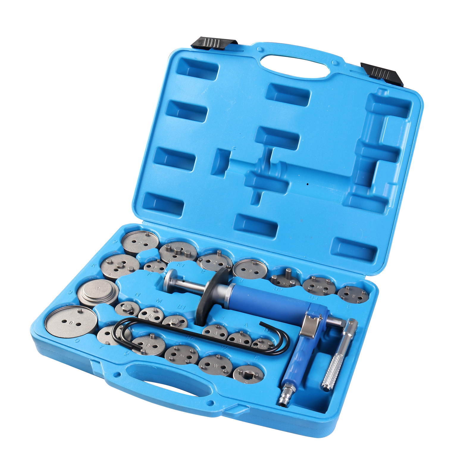 Pneumatic Air Rear Disc Brake Caliper Piston Pad Compressor Wind Back Tool Kits