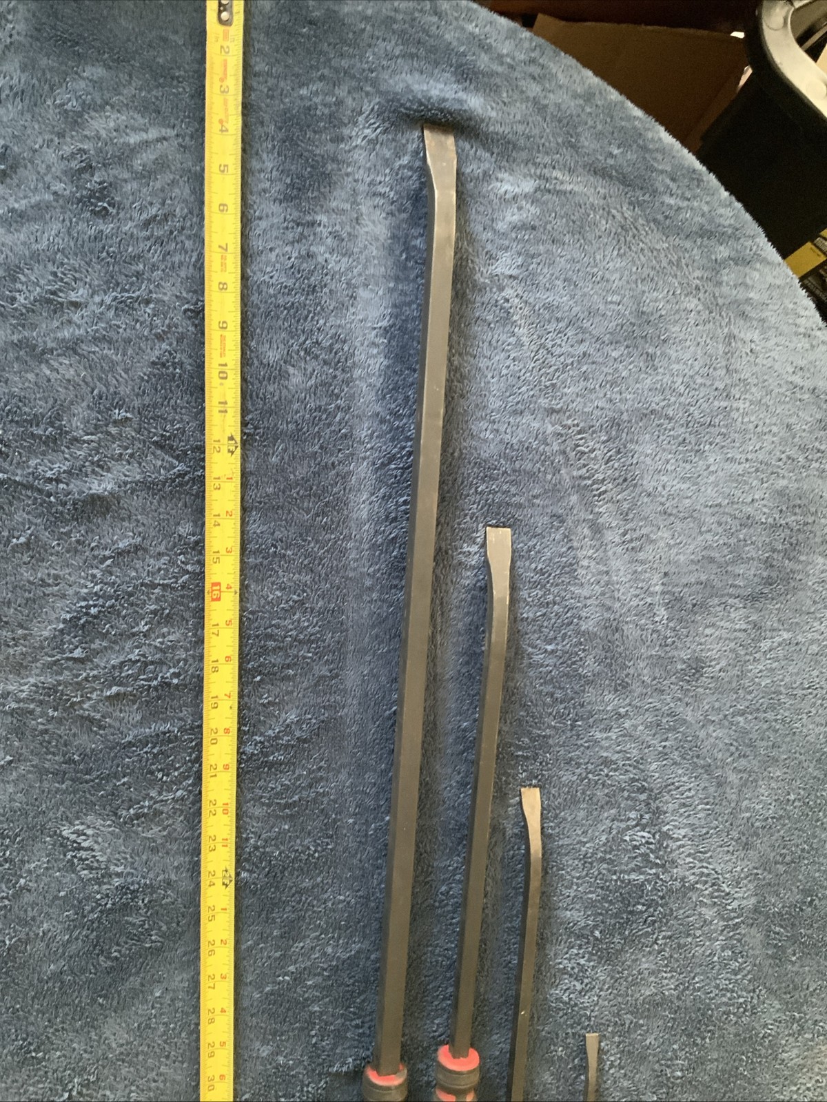 Mac Tools 4pc Pry Bar Set….pb36cr, Pb25cr, Pb17cr, Pb8cr….see Pics…