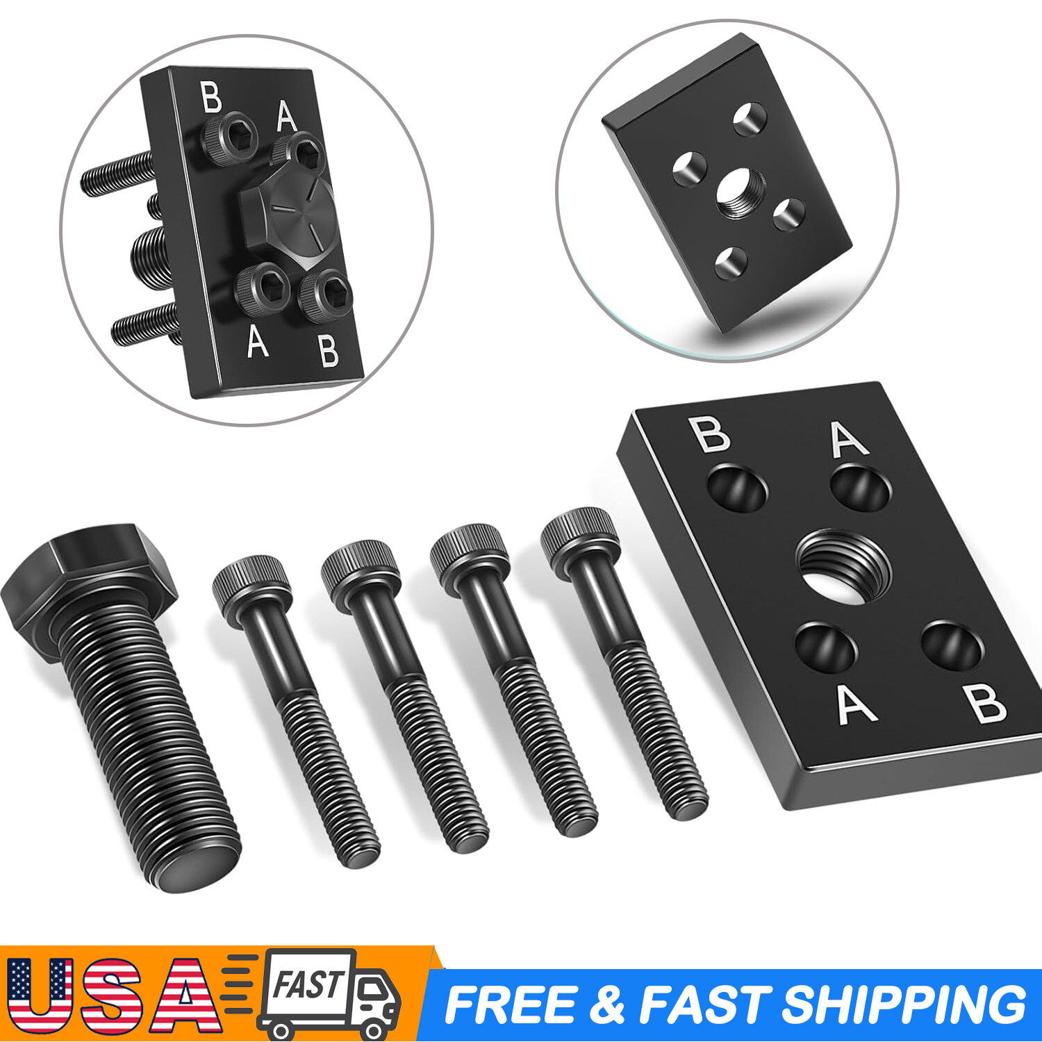 JDG1560 JDG670A Drive Gear Puller Plate Tool for John Deere 6068 6059 Engines