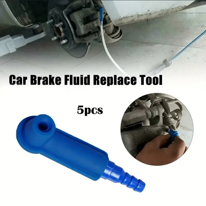 5pcs Brake Fluid Change Tool Kit – One-Person Oil Bleeding & Air Removal Set
