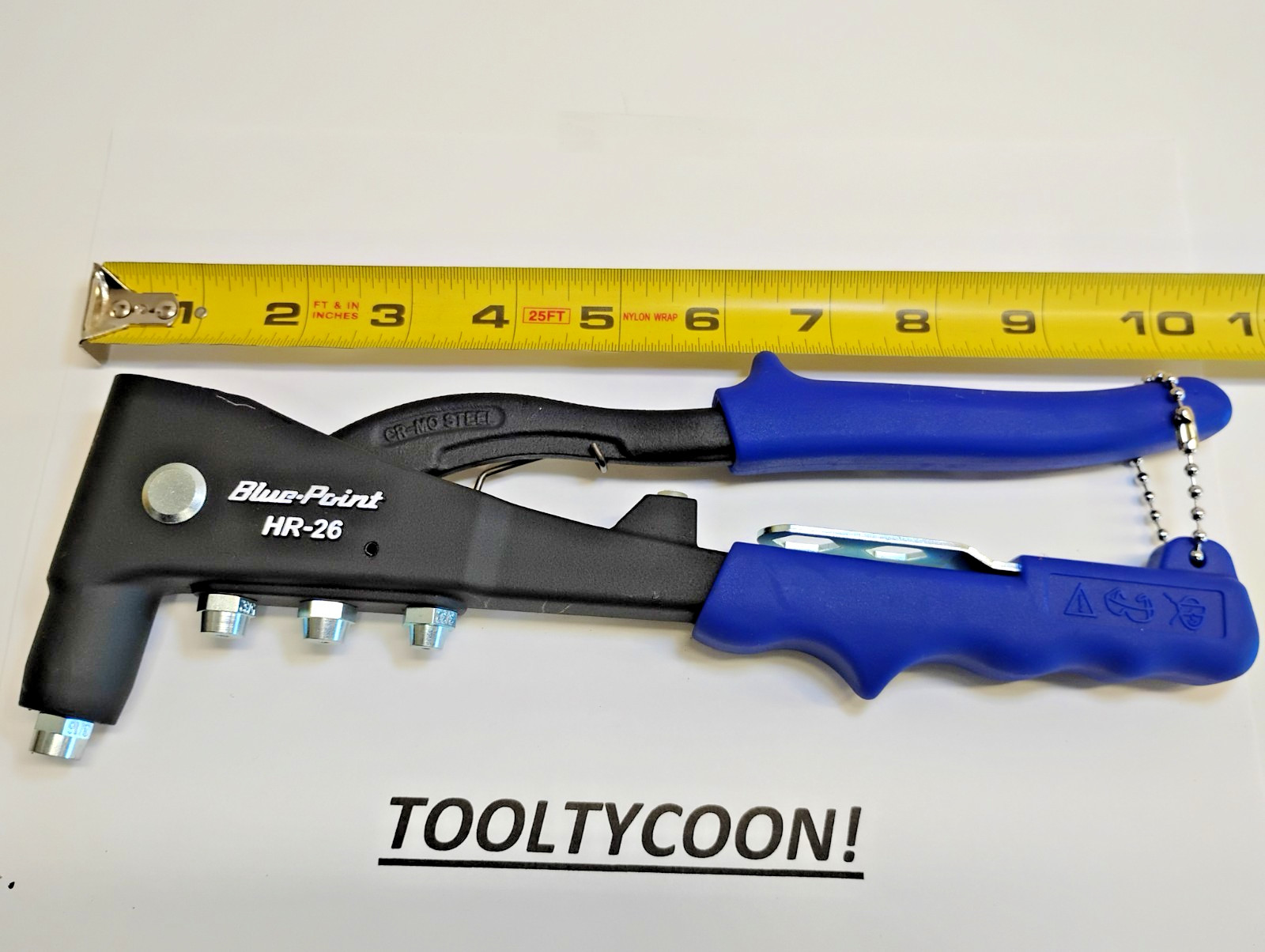 Blue Point Tools HR-26 NEW Industrial Riveting Tool Hand Drive BLACK/BLUE
