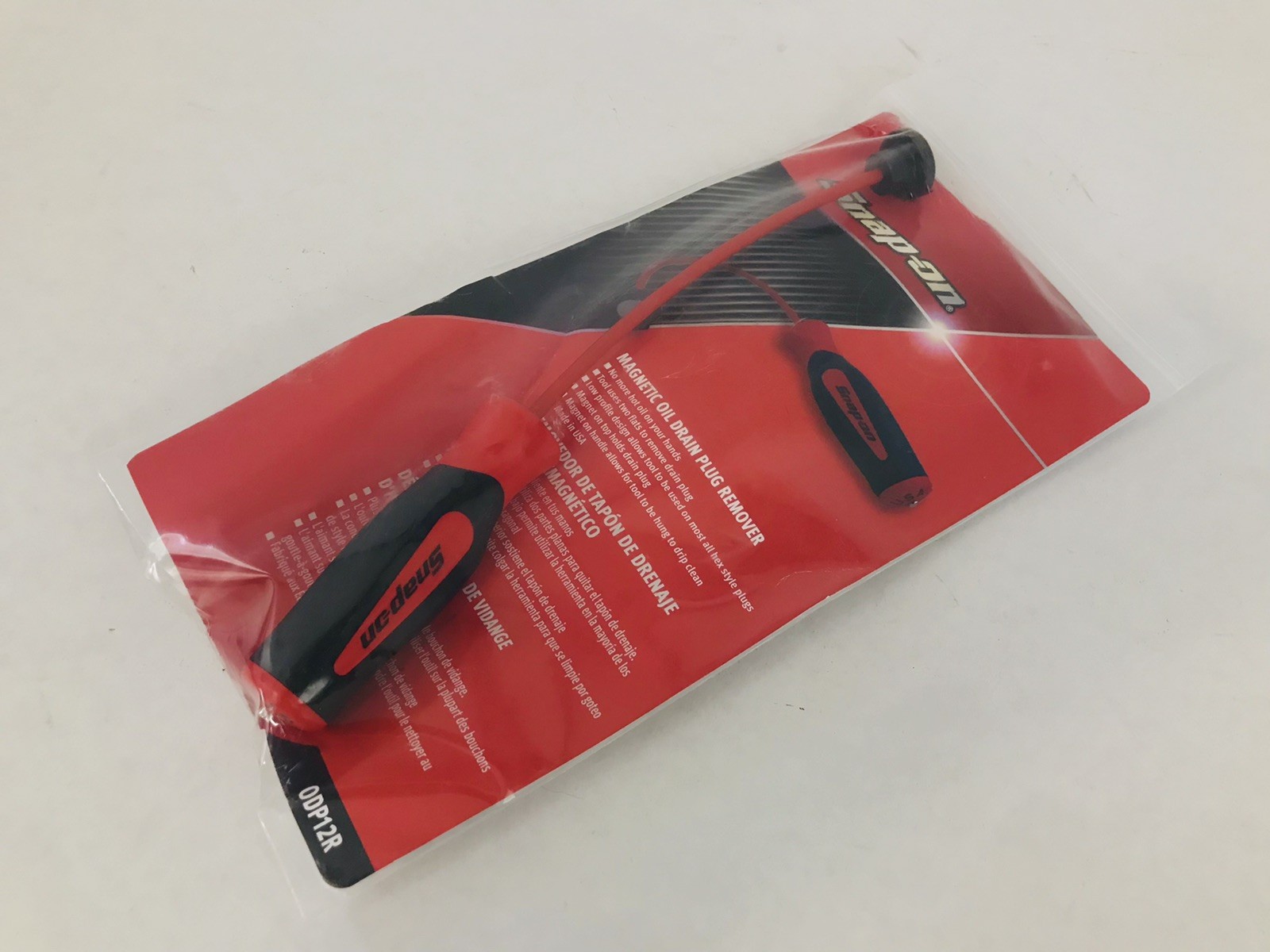 Snap-On Magnetic Oil Drain Plug Remover (Red) Snap On NEW!!!