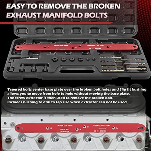 Manifold Drill Template for GM Chevy LSIII 4.8L 5.3L 6.0L Motors 1999-2007 – Bol