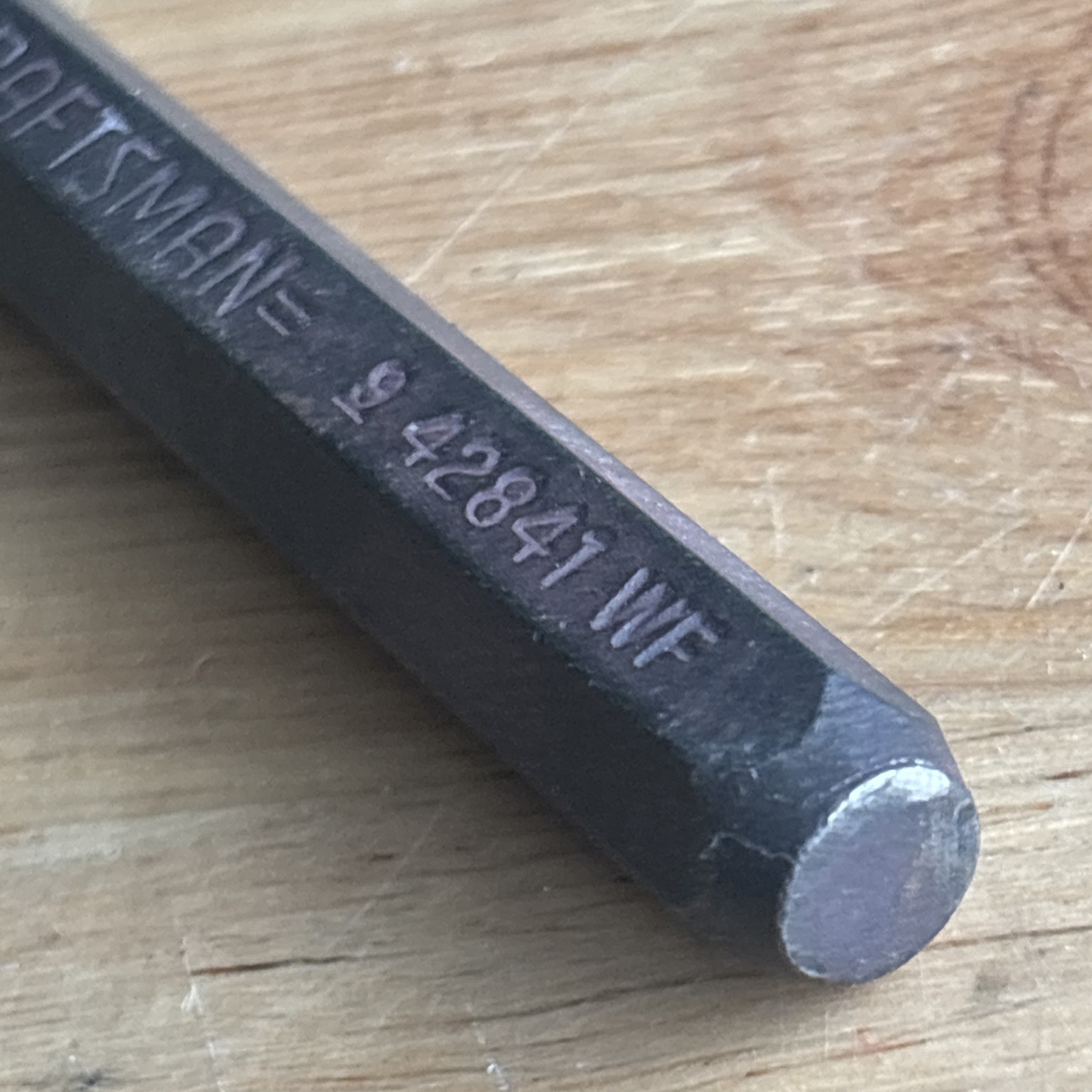 Craftsman 3/8″ Center Punch 4-1/2″ Long Black Oxide WF 9 42841 Made in USA