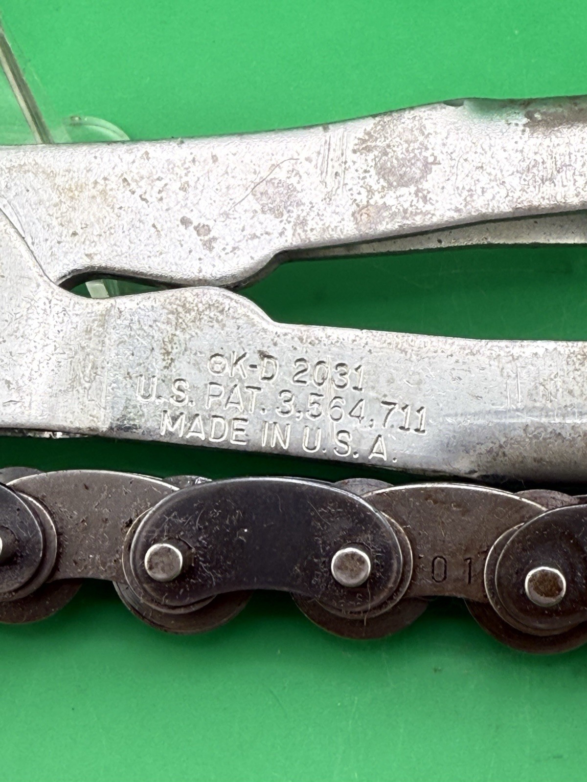 VINTAGE K-D Tools 2031 Exhaust Tailpipe Tube Chain Type Sharp Cutter Wheels USA!