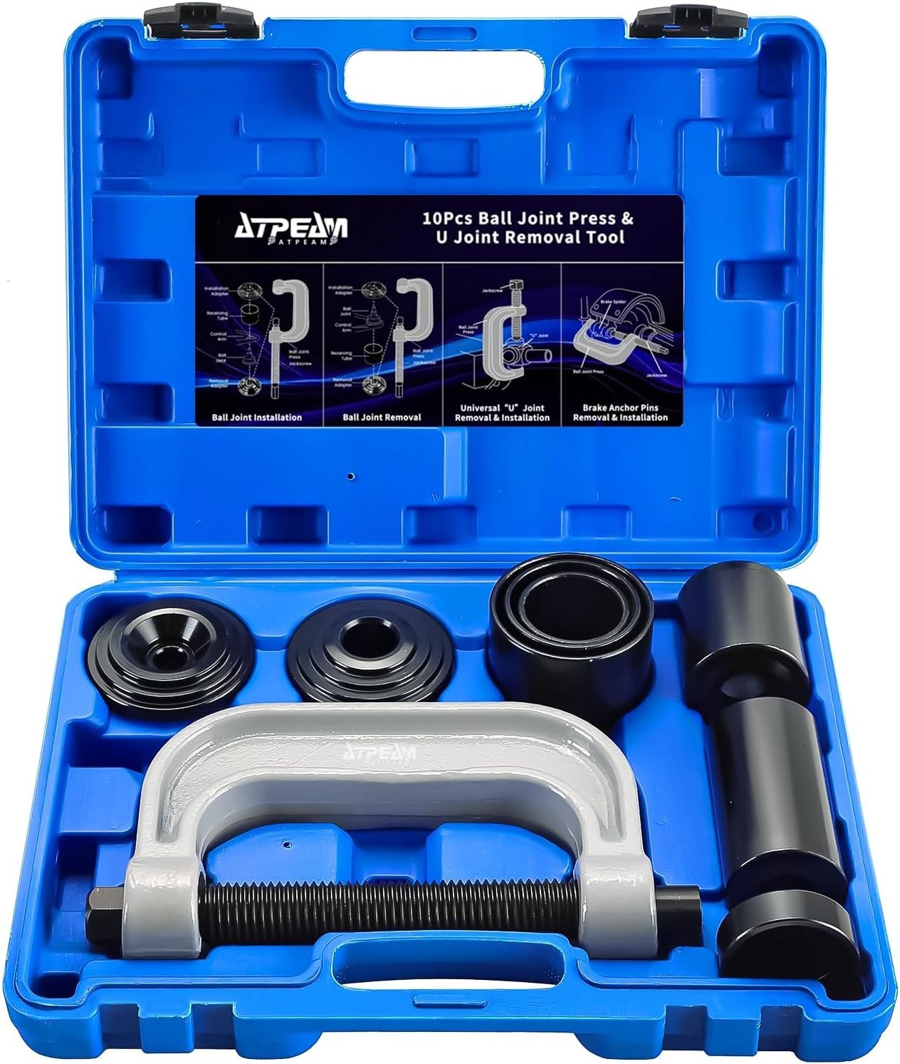 All-in-One Ball Joint Service Tool Set for Easy Removal of 2WD & 4WD Components
