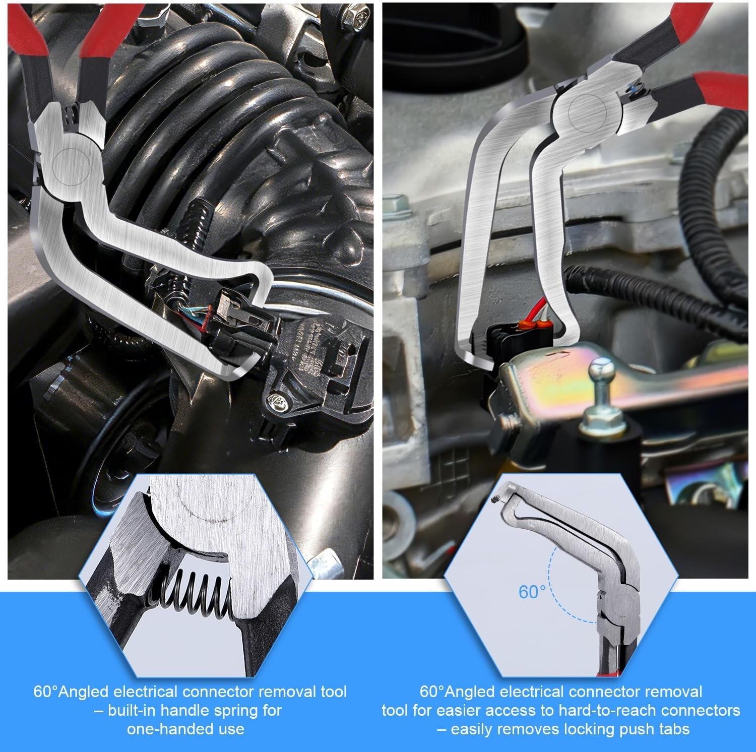 5-Piece Automotive Electrical Connector Removal Tool Set for Precision Repairs