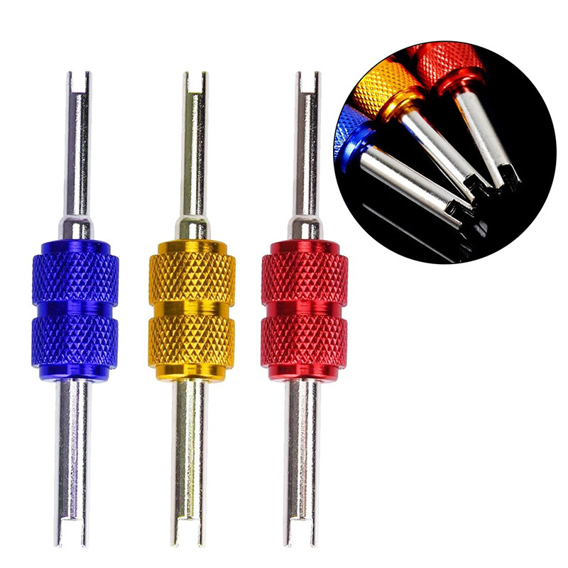 Aluminum Alloy Car Auto A/C Air Conditioning Valve Core Remover Tool Wrench