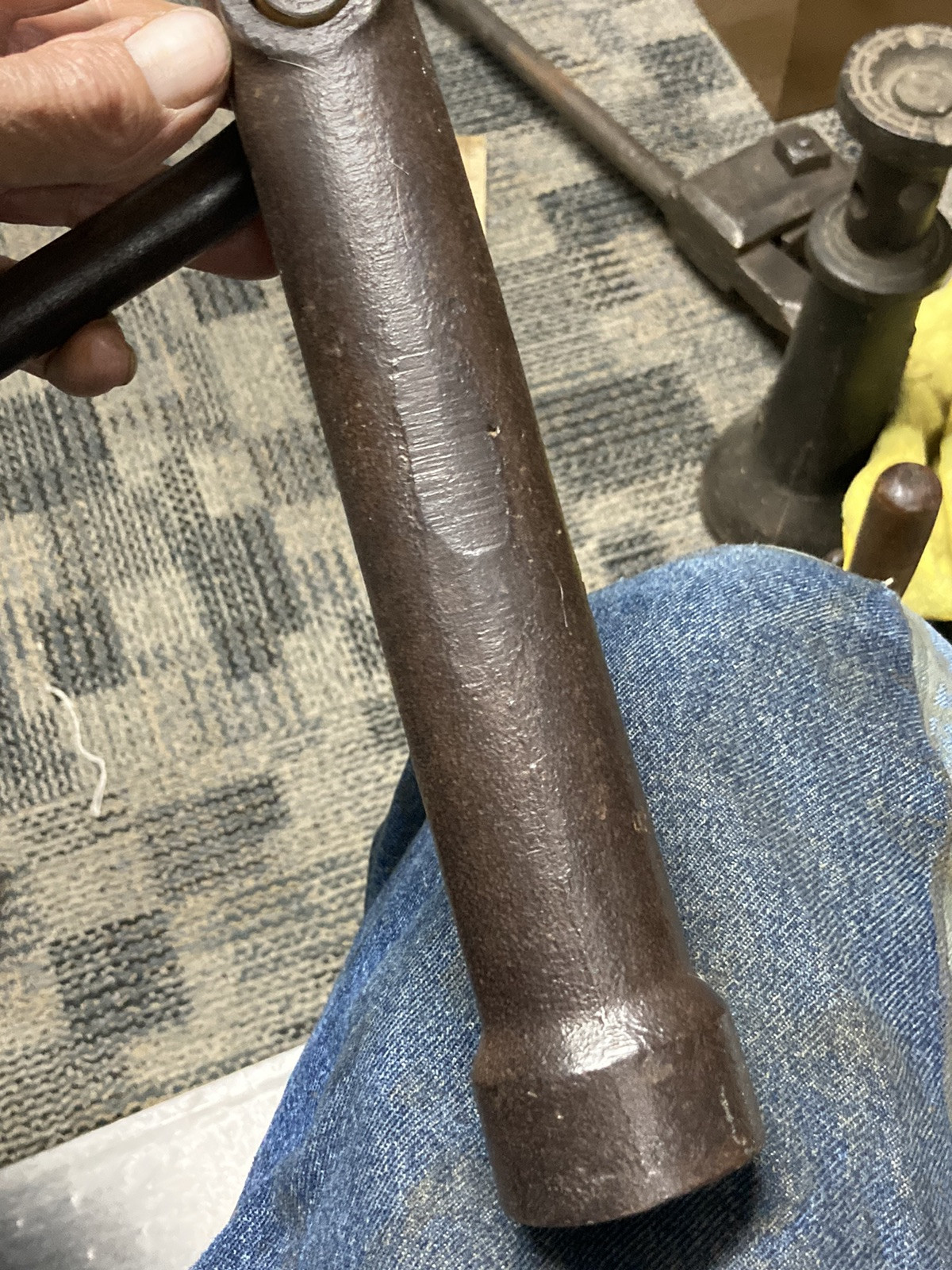 vintage truck wheel lug wrench, bar 07343 1 3/16″ for STUDEBAKER TRUCK RAT ROD