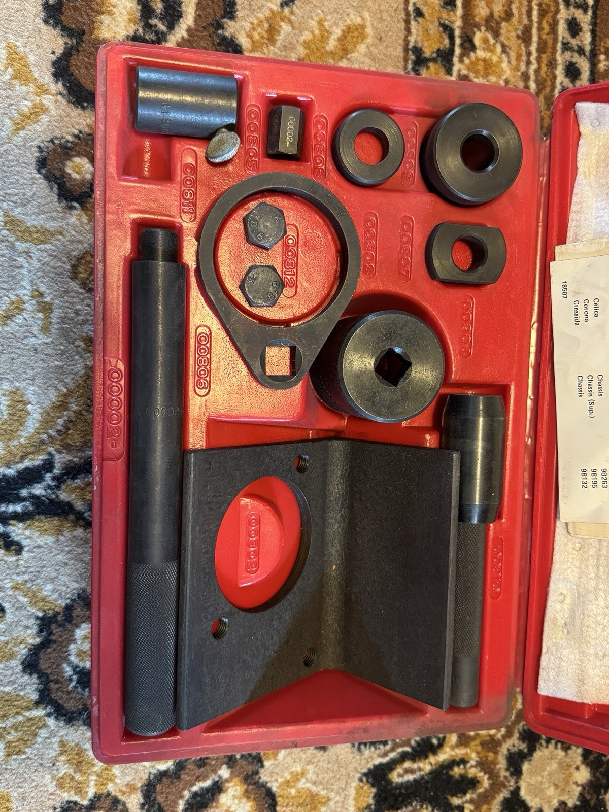 Genuine Toyota Dealership 1977 1/2 Power Steering Gear Housing Overhaul Tool Set