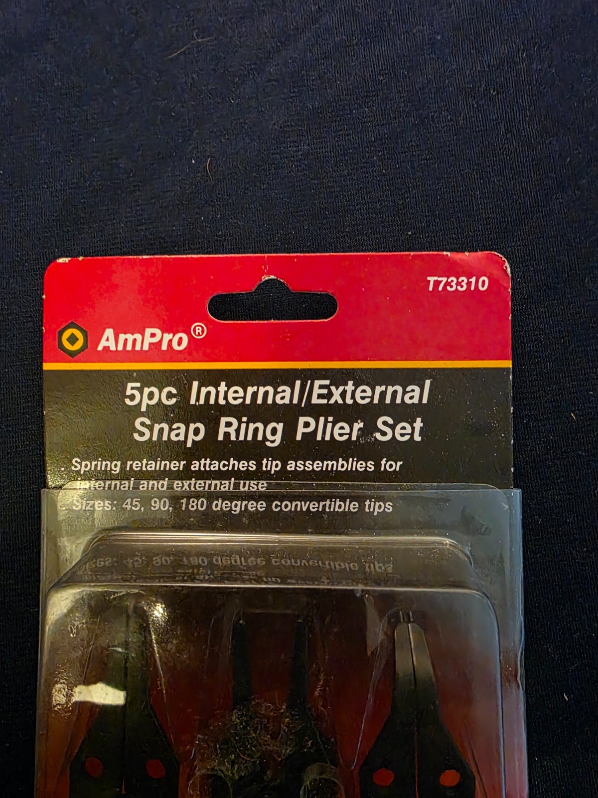 AmPro 5pc Internal/External Snap Ring Pliers T73310