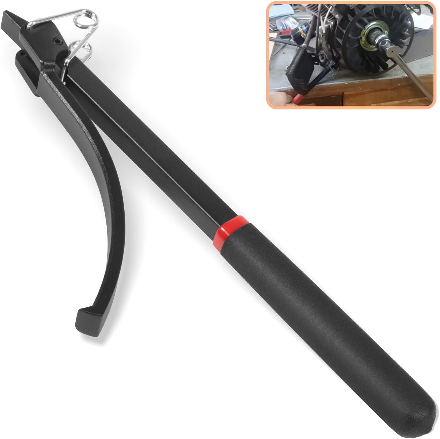 Flywheel Turner Turning Tool Wrench Flex Plate Holder Rotate Engine