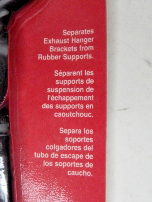 EXHAUST PIPE REMOVAL PLIERS 38350 – Rubber Support Hanger Tool – Made in the USA