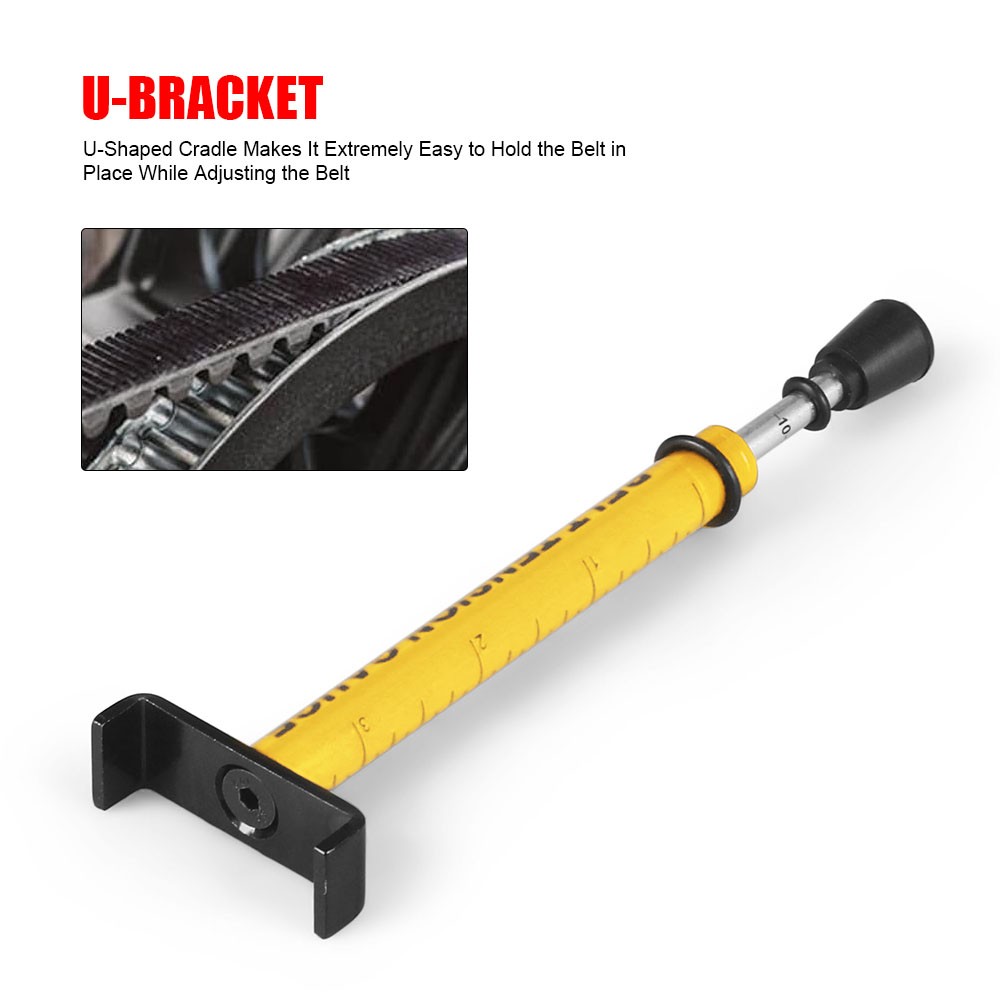 Gold Belt Tension Gauge Easy to Read Hand Tool 10 lbs Adjusting The Belt Tension