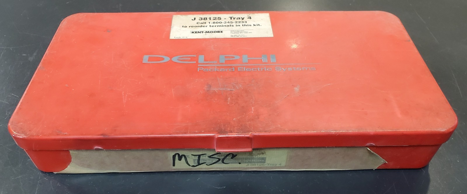 Miscellaneous Terminal Tray(contains partial J-38125-Tray 4 and others pictured)