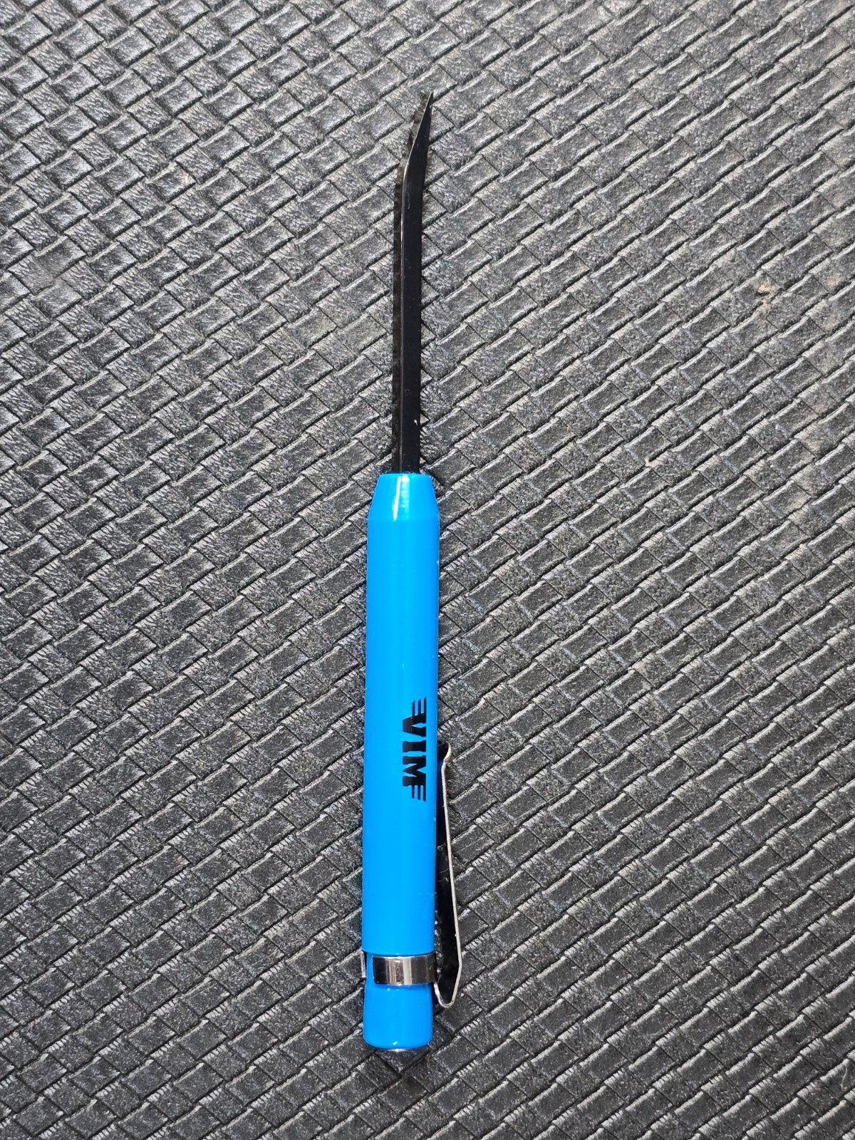 VIM Tools BLUE Mini Pocket Pry Bar Set w/Pocket Clip & Magnet MPBB