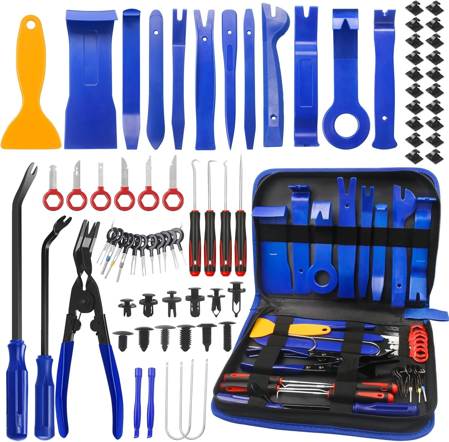 Complete 120 PCS Automotive Trim Removal Set for Easy Panel & Audio Installation