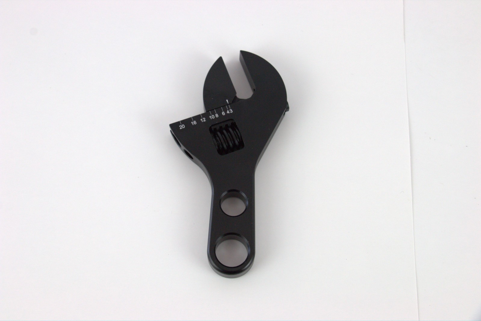 BLACK ALUMINUM STUBBY ADJUSTABLE AN FITTING WRENCH SET -3AN TO -20AN #5821/5822
