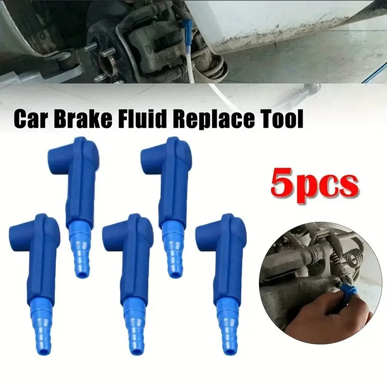 5pcs Brake Fluid Change Tool Kit – One-Person Oil Bleeding & Air Removal Set