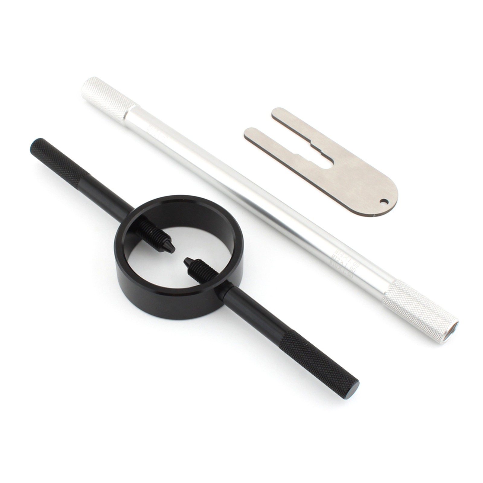 Black Silver Fork Service Tool Kit Fork Spring Compressor Damper Rod Bleed Tool