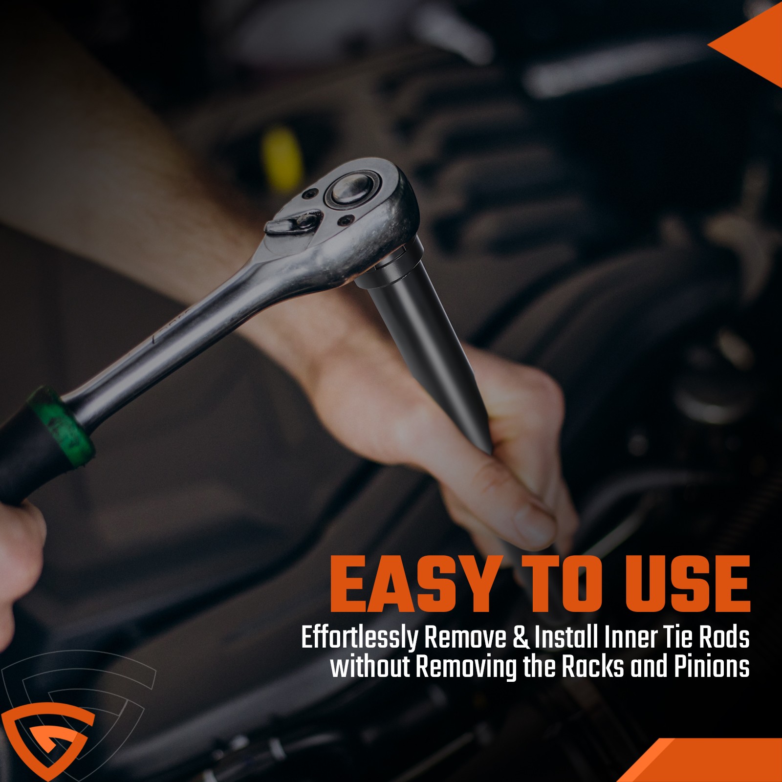 Tie Rod Tool Set 13 Pieces Inner Tie Rod Removal and Installation Adapters