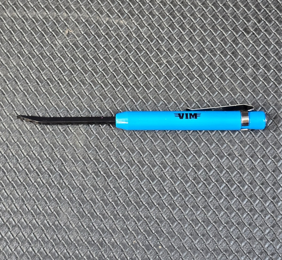 VIM Tools BLUE Mini Pocket Pry Bar Set w/Pocket Clip & Magnet MPBB