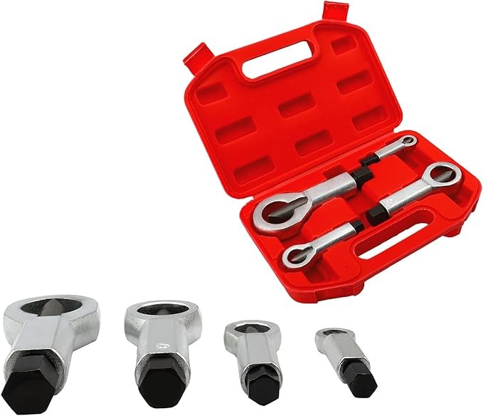 Nut Splitter Breaker 9-27mm Nut Remover Extractor Adjustable Cracker Hand Tool
