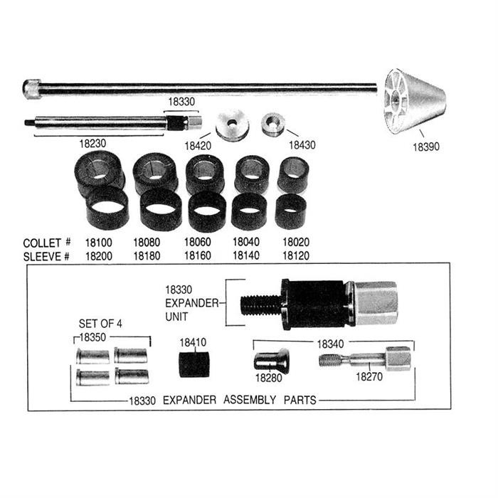 Lisle Corporation 18000 Universal Camshaft Bearing Tool